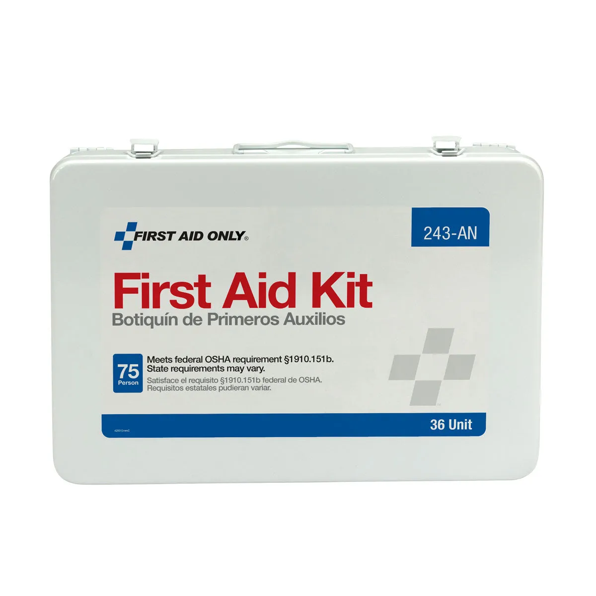 First Aid Only 36 førstehjelpsskrin metall 215 deler