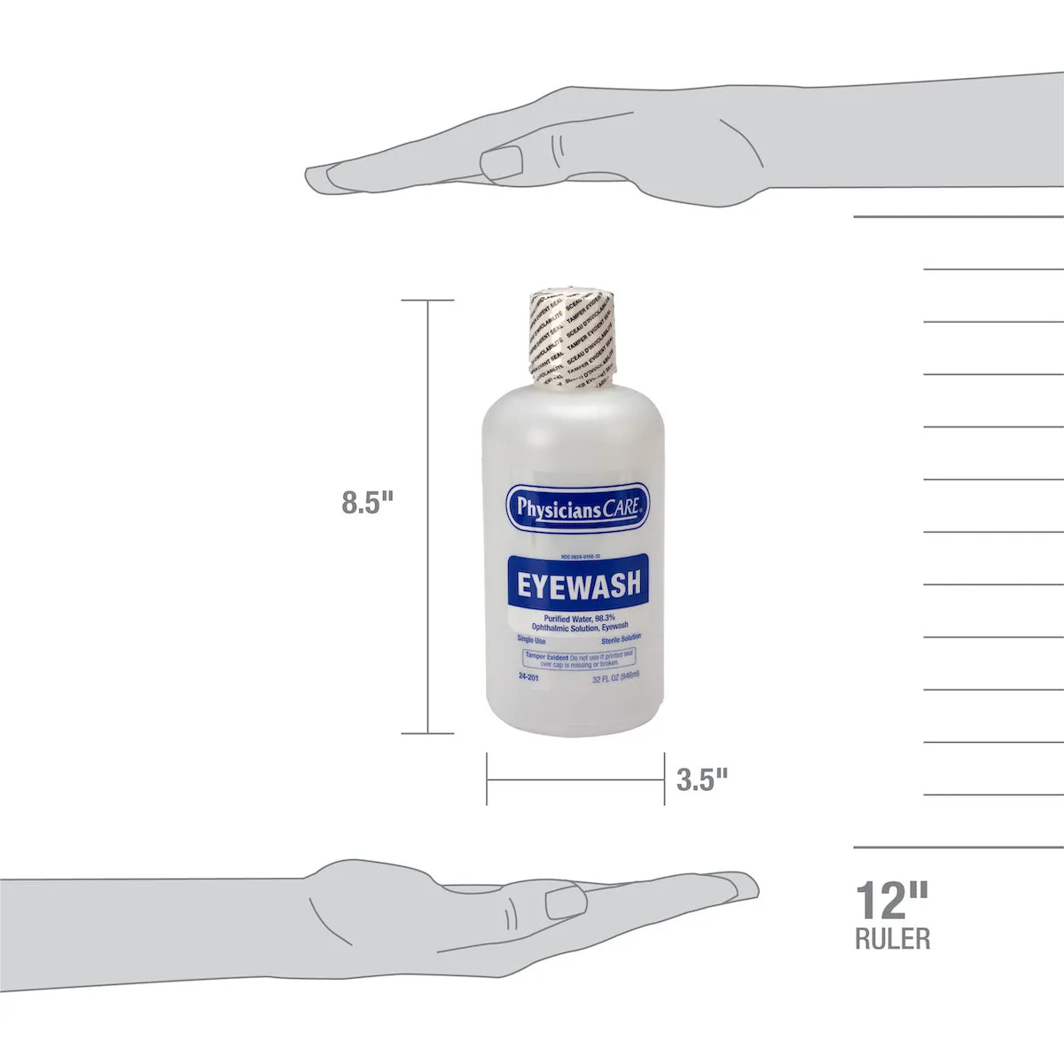 First Aid Only øyeskyll 946ml skrukork 12-pk