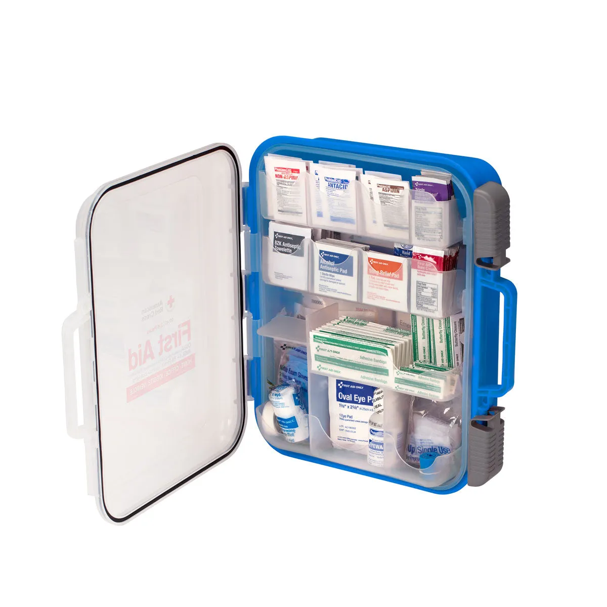 First Aid Only American Red Cross Clear Cover førstehjelpsskrin 50 personer
