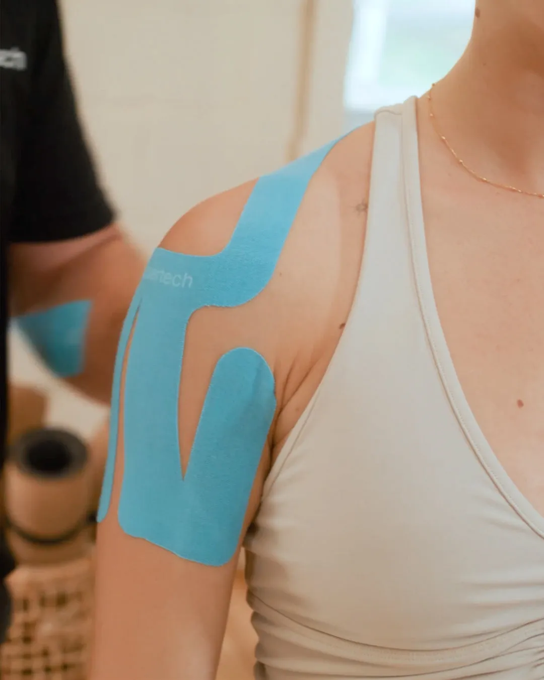 SpiderTech Pro Shoulder plaster blå 2-pk høyre skulder