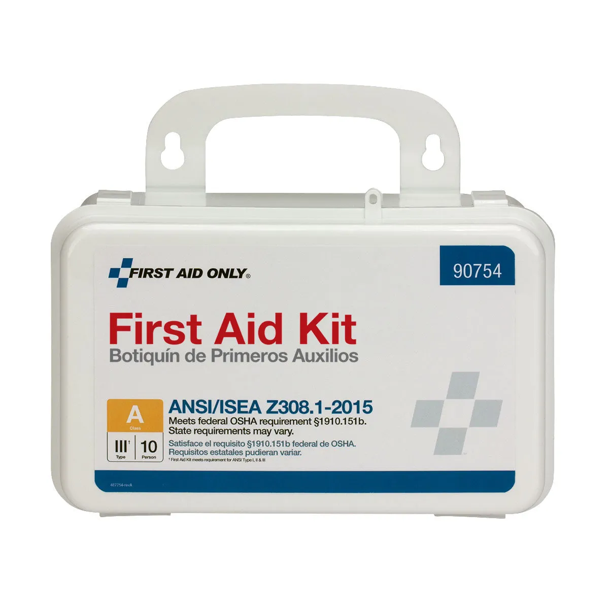 First Aid Only 10 Person ANSI A førstehjelpsskrin 71 deler