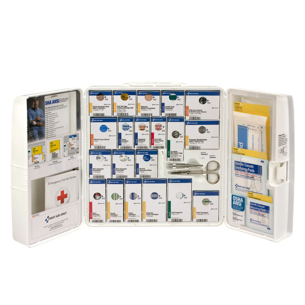 First Aid Only SmartCompliance førstehjelpsskap 50 personer plast
