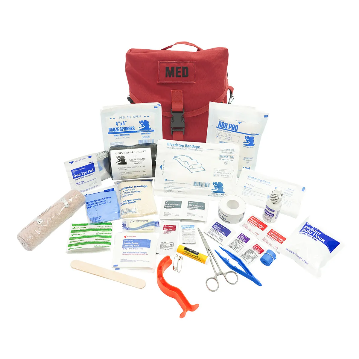 First Aid Only M-3 Medic Tri-Fold Bag veske rød