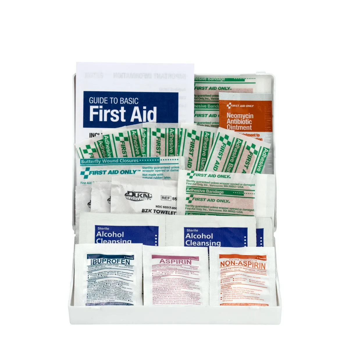 First Aid Only Vehicle førstehjelpssett 28 deler bil plastskrin
