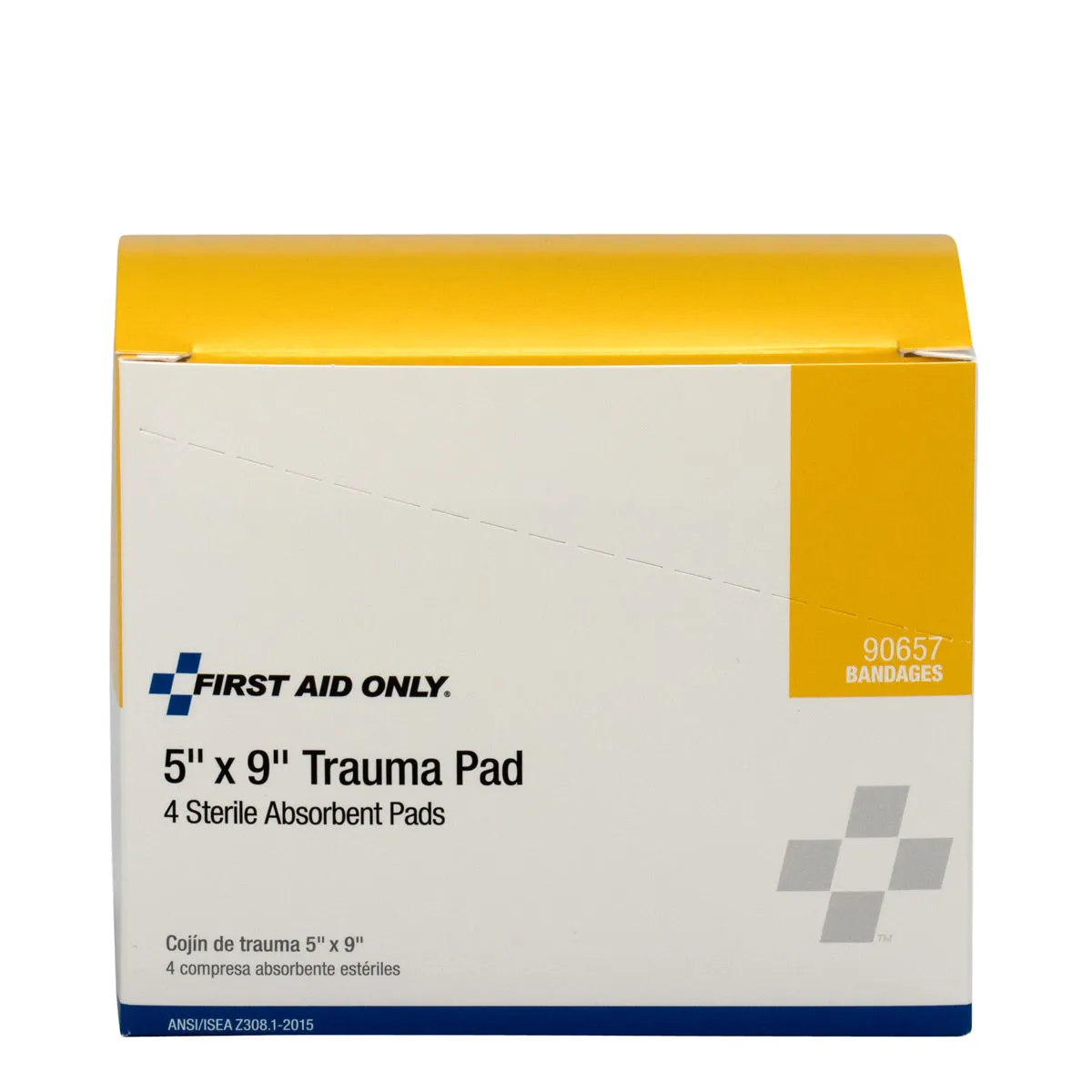 First Aid Only 5"x9" traumapad 4-pk steril absorberende