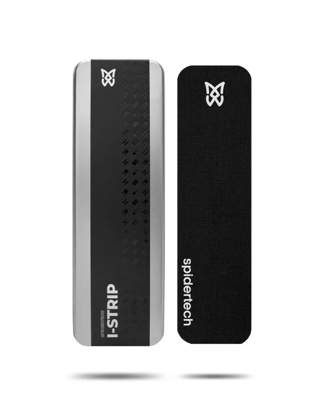 SpiderTech i-Strip kinesiologitape svart boks