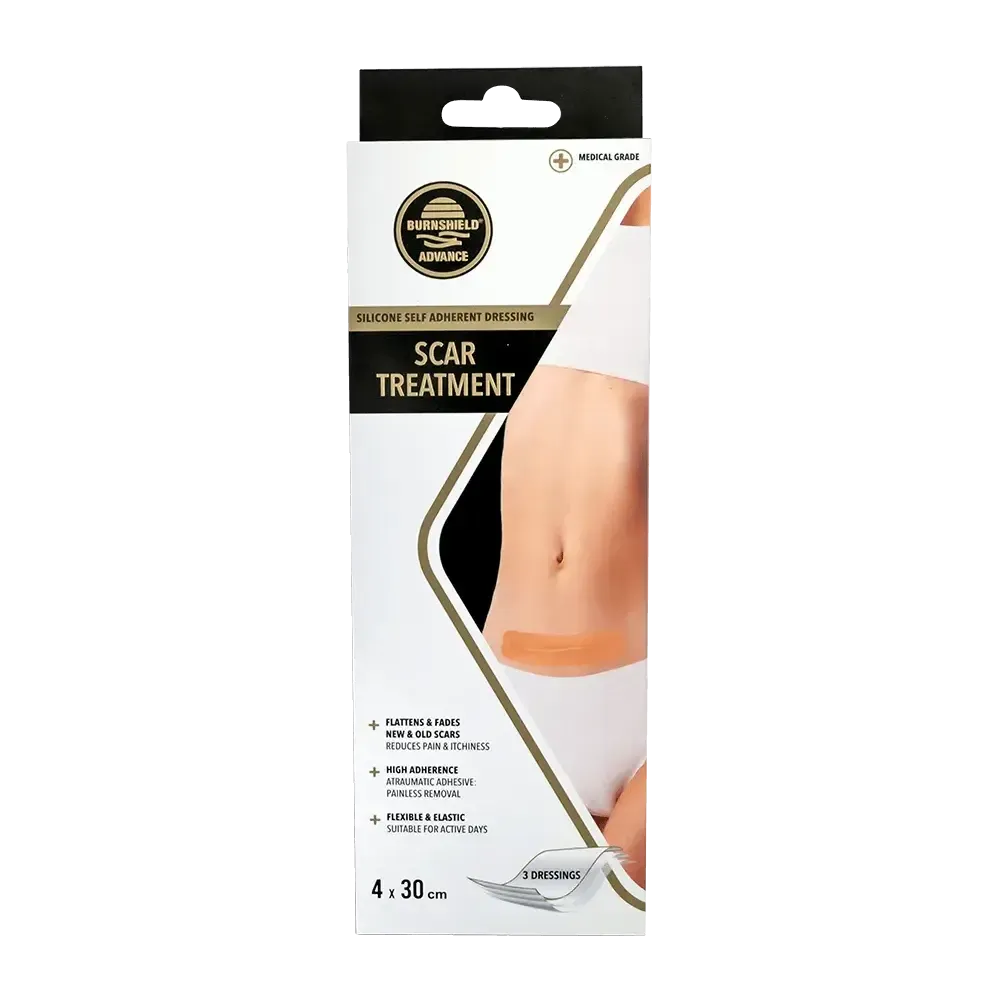 Burnshield Scar Advance arrplaster silikon 3 stk