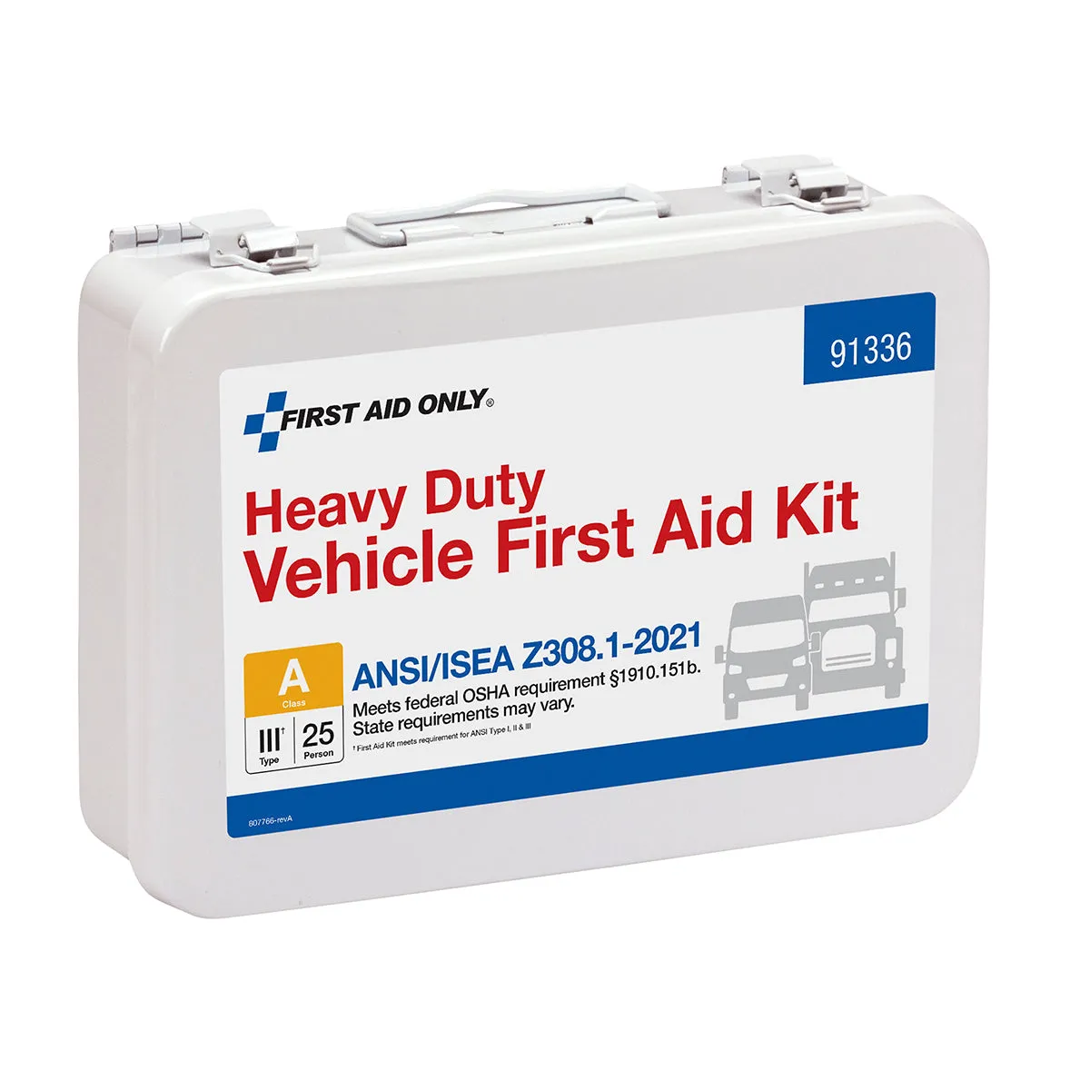 First Aid Only 25 Person ANSI A førstehjelpsskrin 115 stk metall