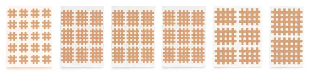 K-tape Crosstape Mix plaster 55 stk 4 størrelser