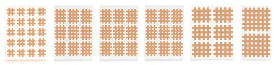 K-tape Crosstape Mix plaster 55 stk 4 størrelser