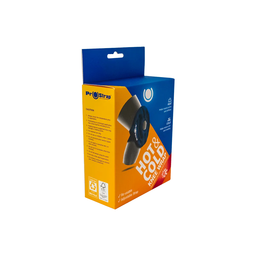 Burnshield Hot Cold Knee Wrap knebandasje gjenbrukbar