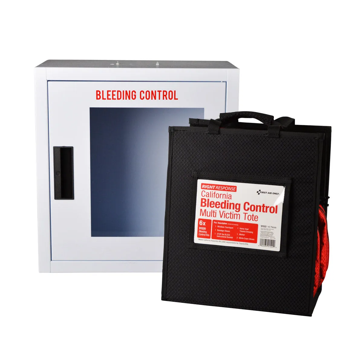 First Aid Only Bleeding Control skap blødningsstopp 6 kit