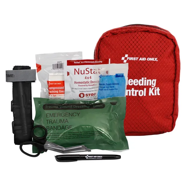 First Aid Only HB1561 blødningskontrollsett stoffveske