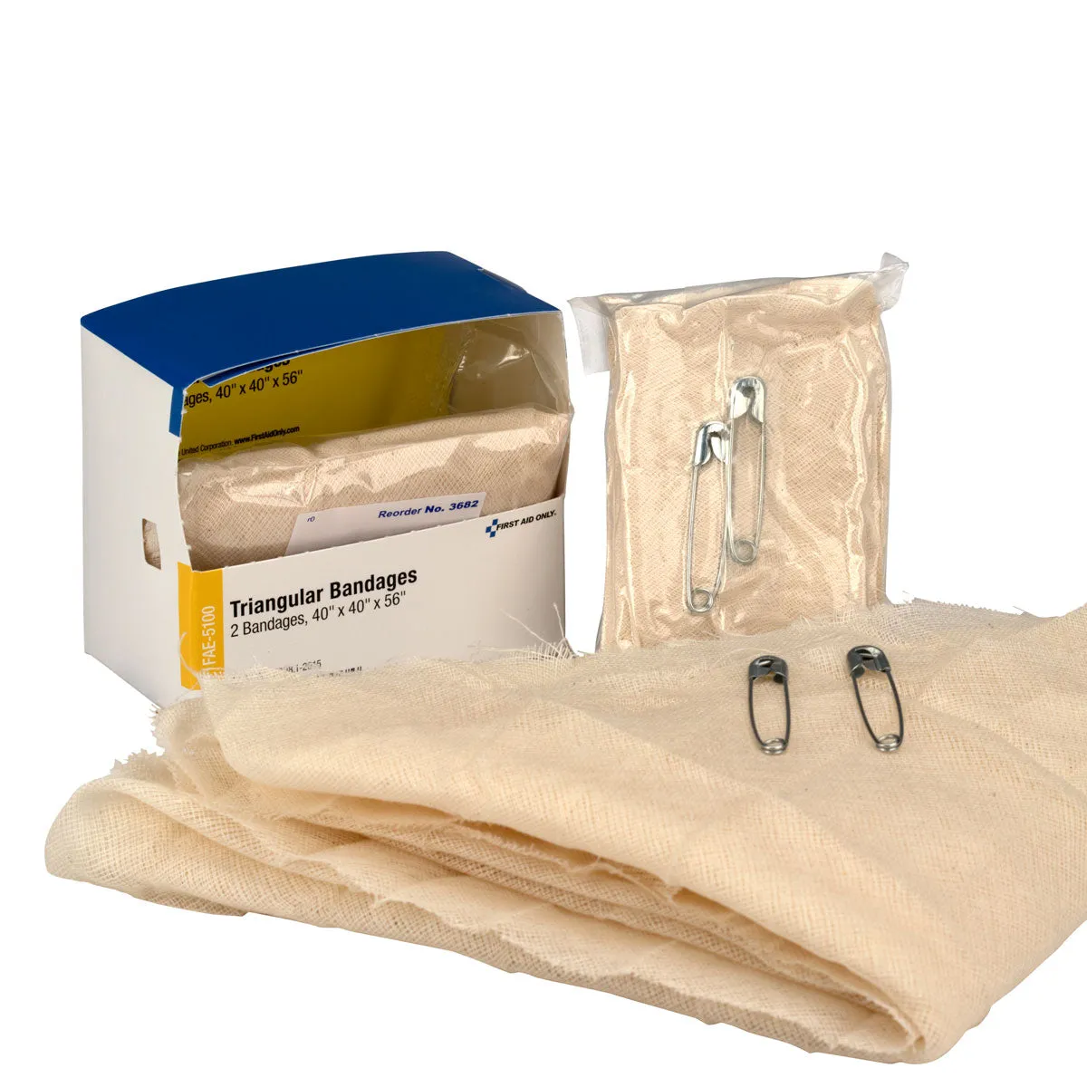 First Aid Only SmartCompliance trekantbandasje 2 stk