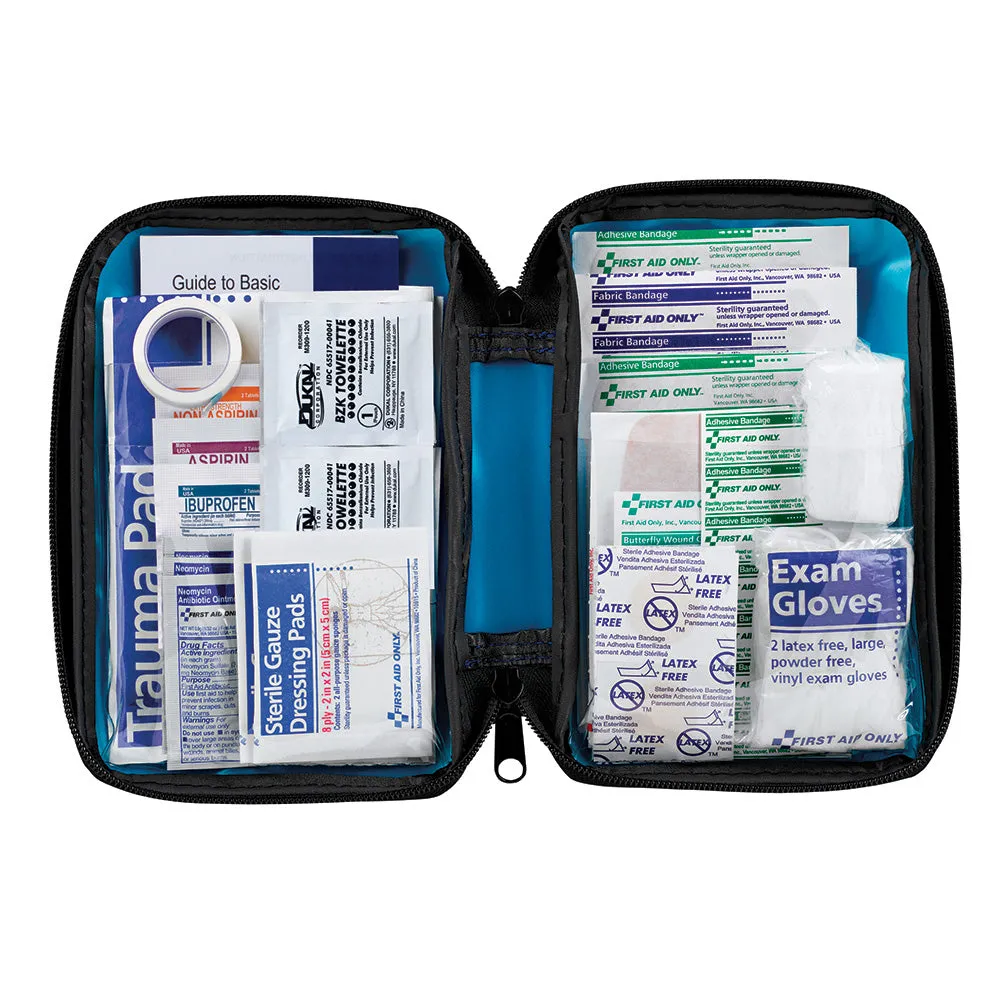 First Aid Only 80-delers førstehjelpssett stoffmappe