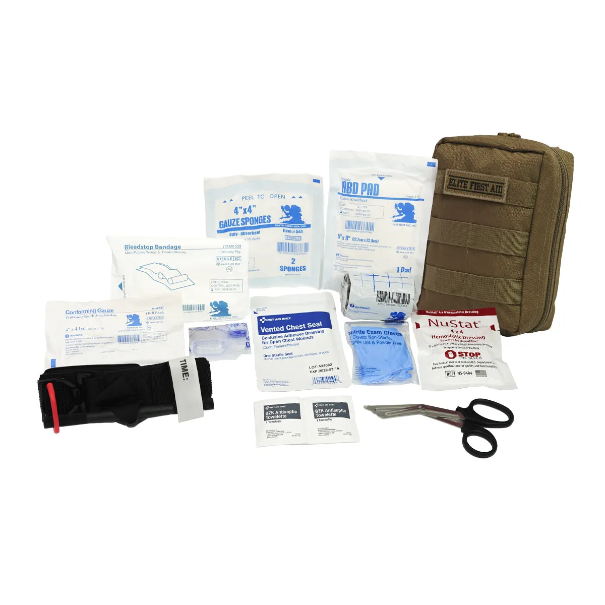 First Aid Only Tactical IFAK Advanced førstehjelpssett tan blødningskontroll