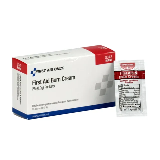 First Aid Only Burn brannkrem 25 stk småbrannskader