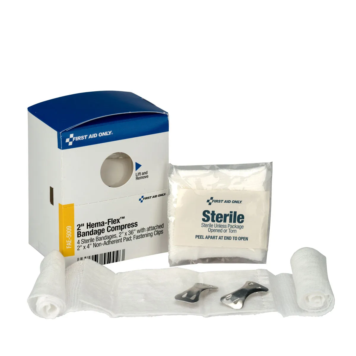 First Aid Only SmartCompliance Hema-Flex bandasjekompress 4 stk