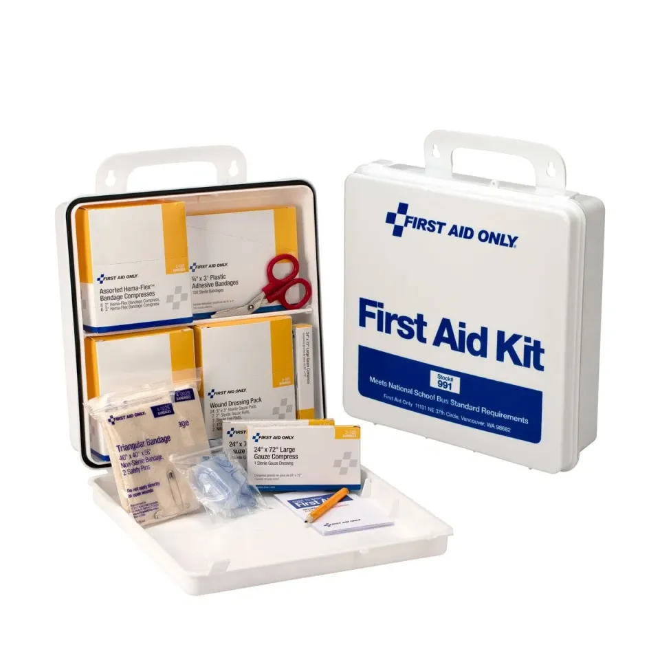 First Aid Only Bus førstehjelpssett 50 personer 161 deler plast