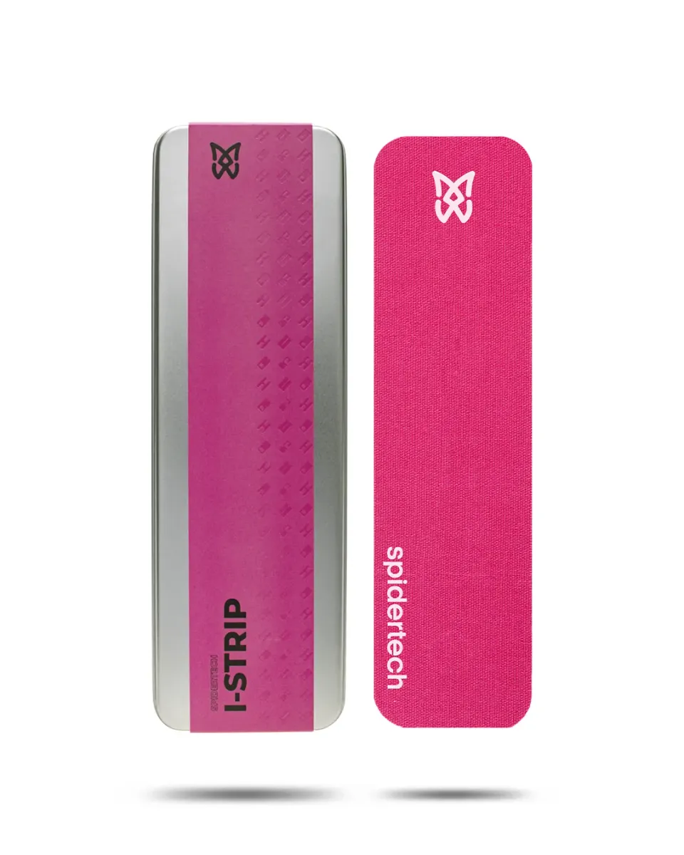 SpiderTech i-Strip kinesiologitape rosa boks småplaster