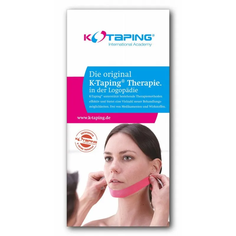 K-tape pasientflyer logopedi A4 100 stk tale
