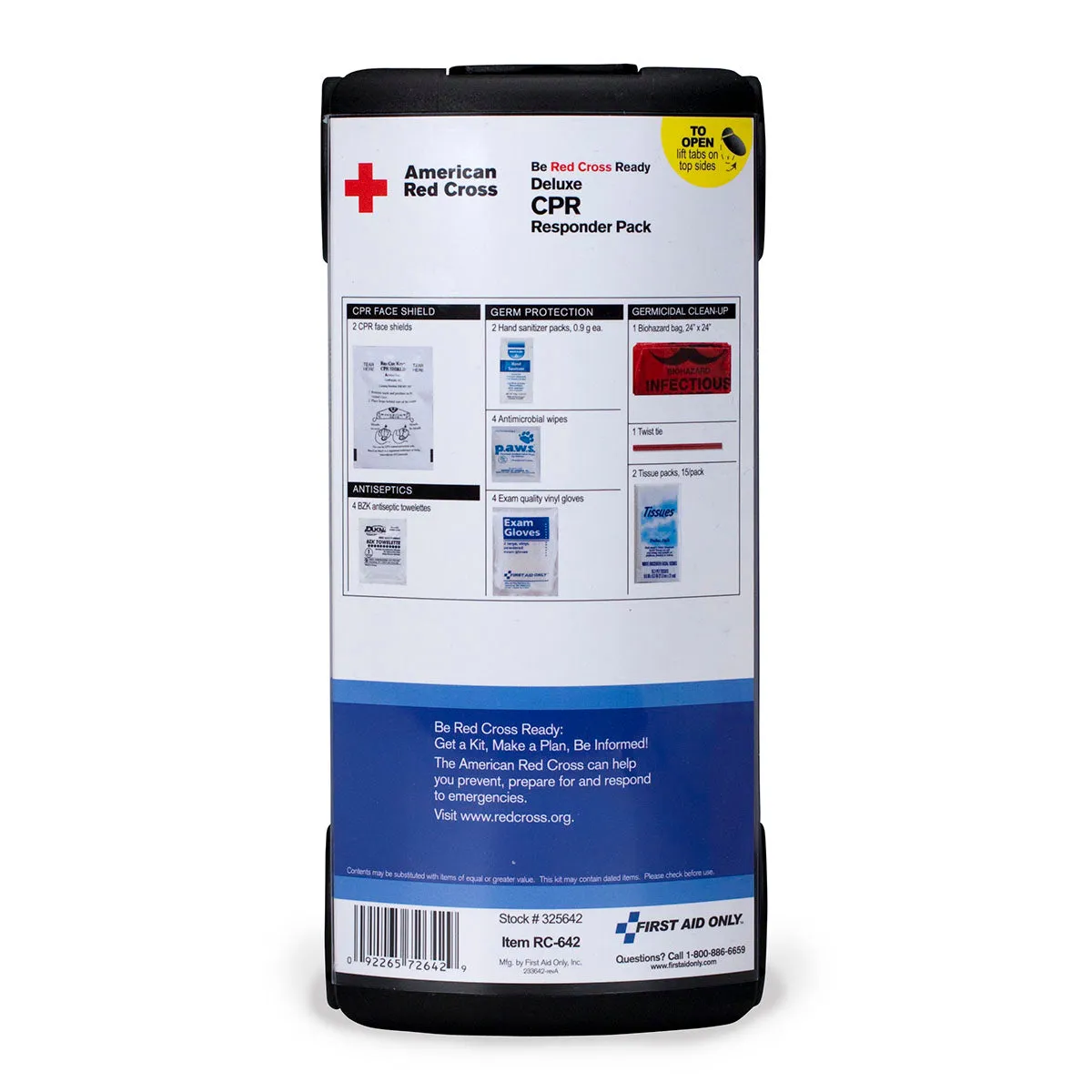 First Aid Only Red Cross CPR førstehjelpssett 18 deler