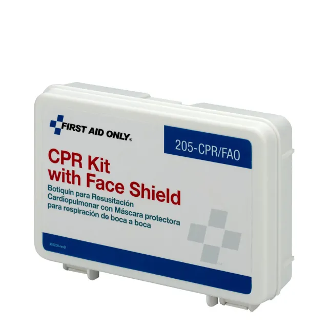 First Aid Only CPR Kit hjerte-lungeredning 5-deler plastetui