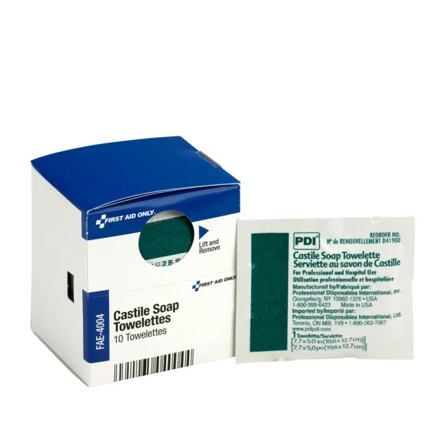 First Aid Only SmartCompliance castile såpeservietter 10 stk