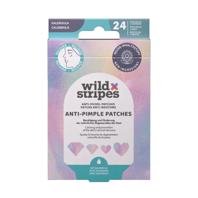 Wild Stripes Diamond Recover kviseplaster 24 stk hjerte diamant