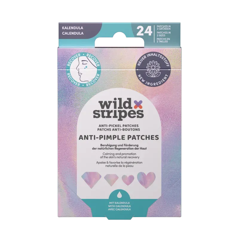 Wild Stripes Diamond Recover kviseplaster 24 stk hjerte diamant