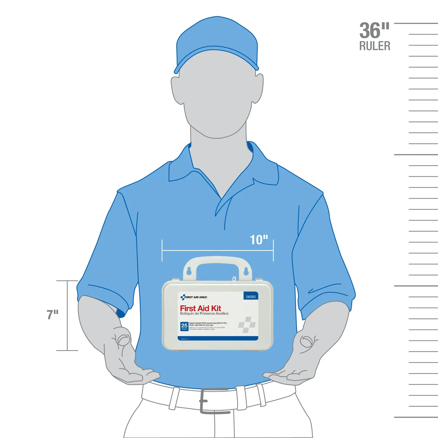 First Aid Only 25 Person Basic OSHA førstehjelpssett 25 personer