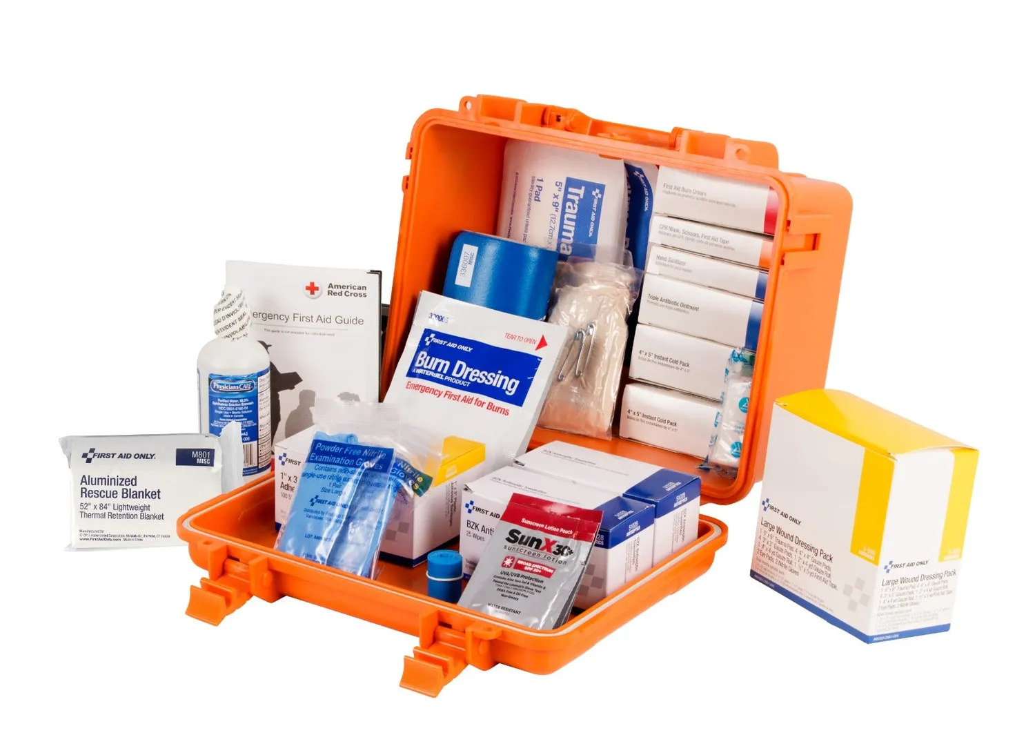 First Aid Only 50 Person ANSI A førstehjelpsskrin vanntett
