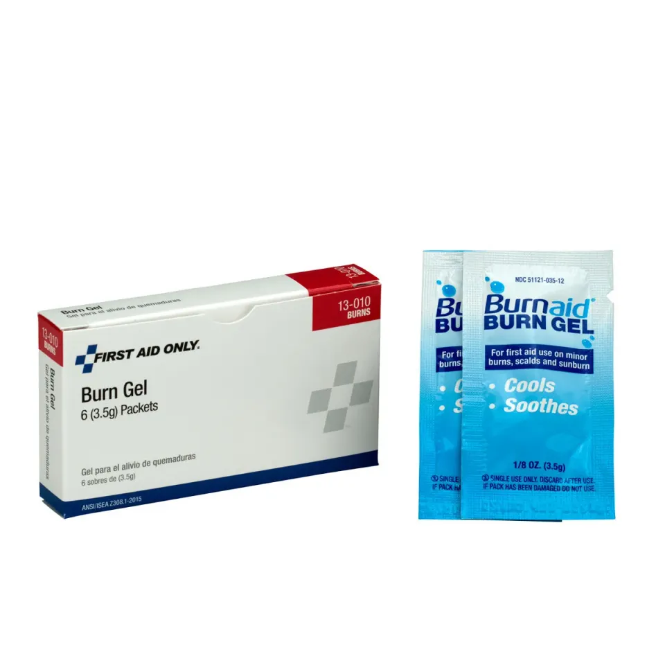 First Aid Only Burn Gel brannskadeposer 6 stk kjølende