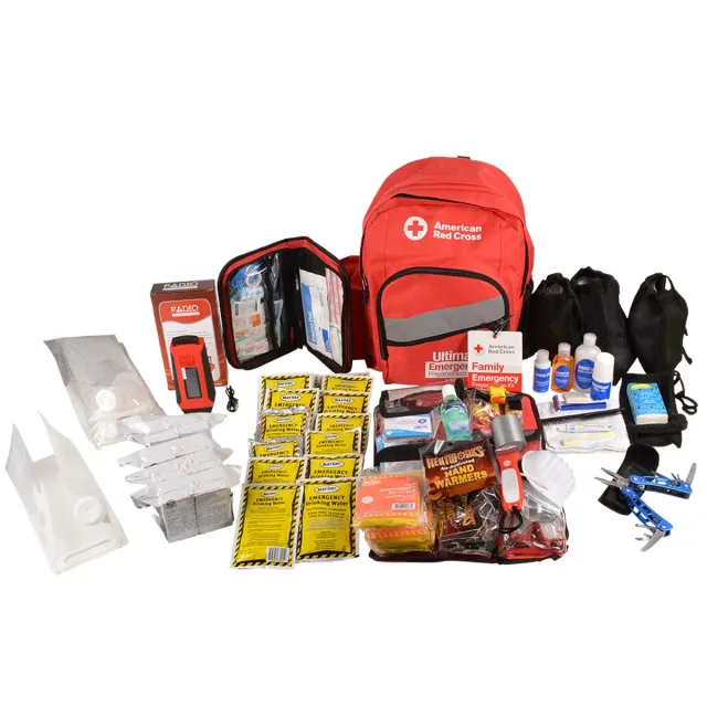 First Aid Only Red Cross beredskapssekk 4 personer 3 dager