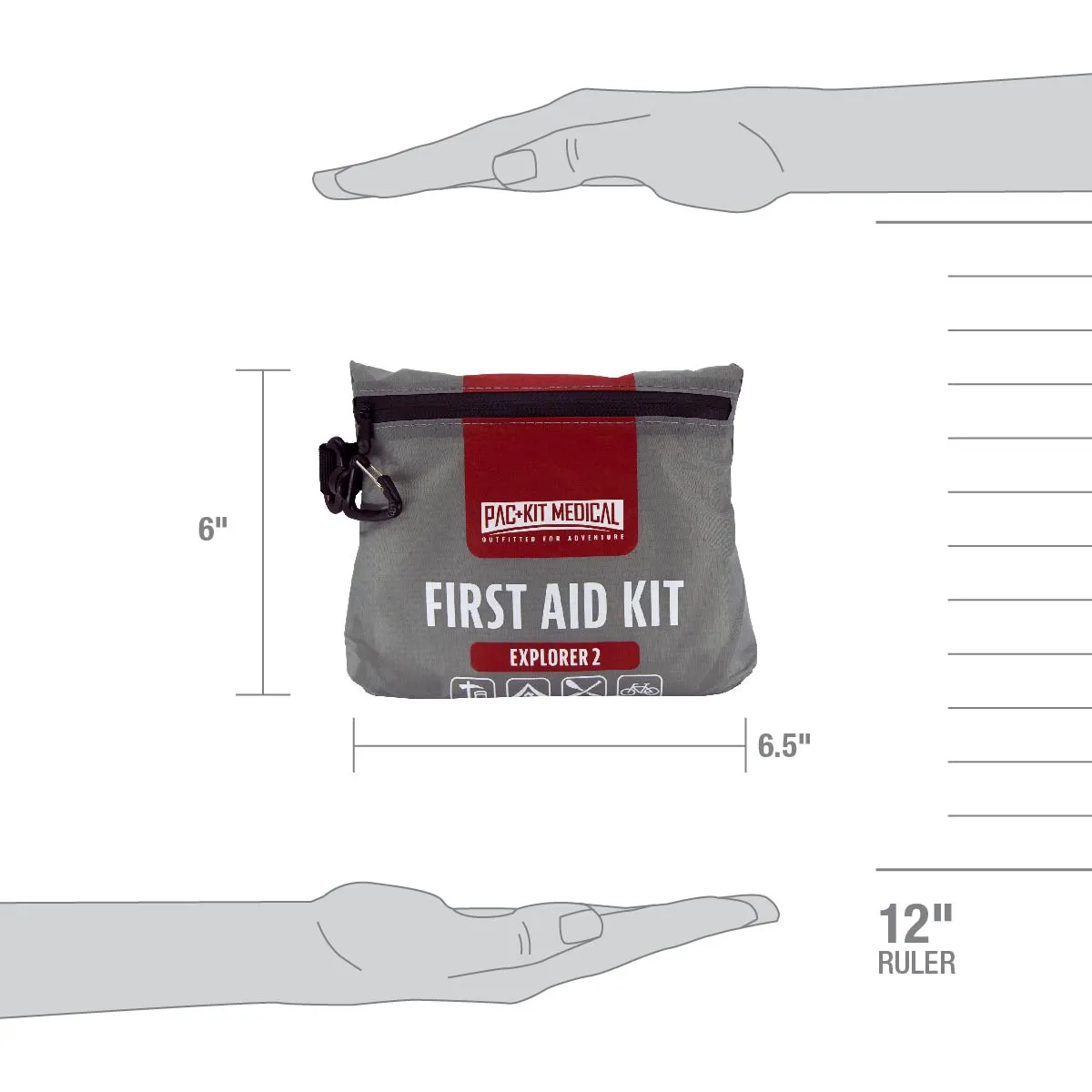 First Aid Only Explorer vanntett førstehjelpssett 76 deler medium