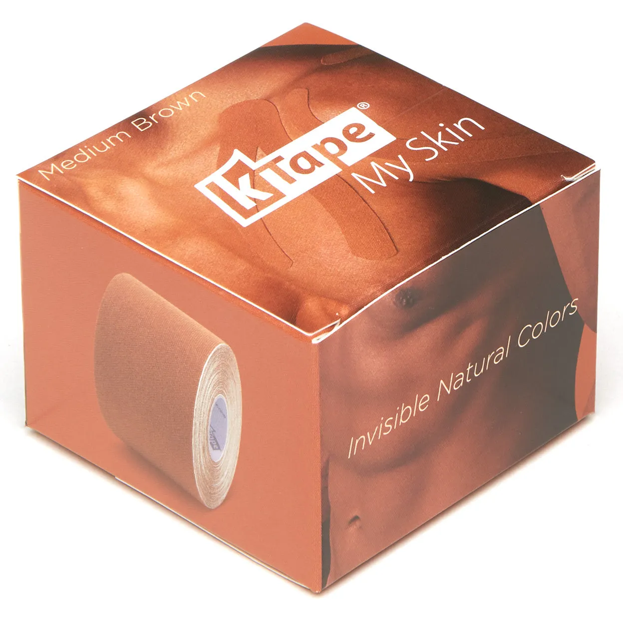 K-Tape My Skin Medium Brown kinesiologitape 5 cm x 5 m hudfarget