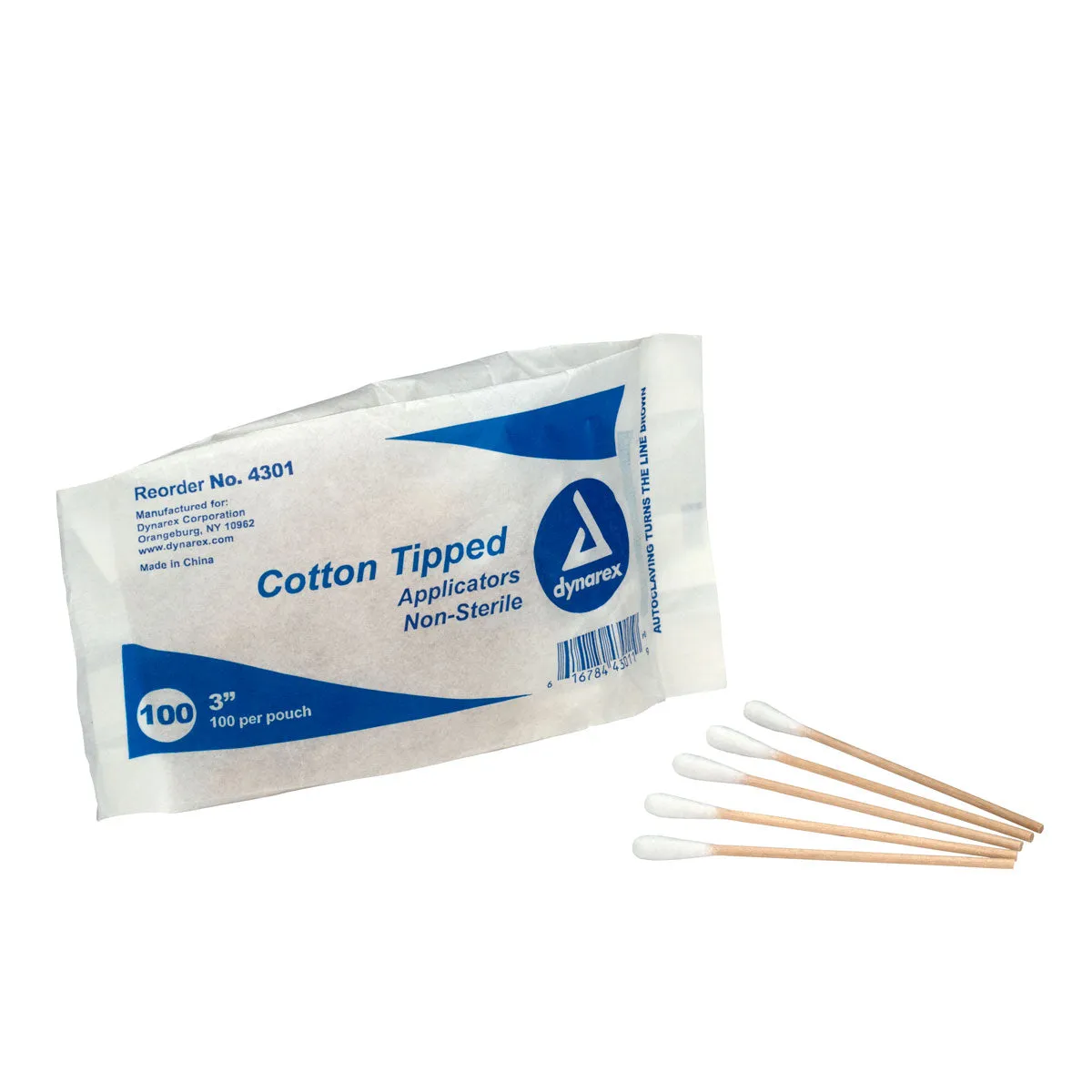 First Aid Only bomullspinner tre 7,5 cm 100 stk usterile
