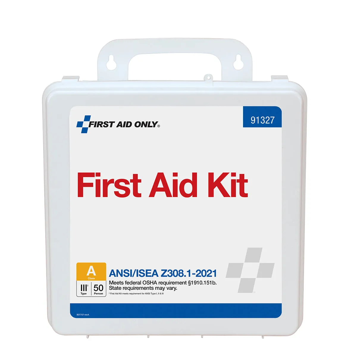 First Aid Only ANSI A førstehjelpsskrin 50 personer 184 deler