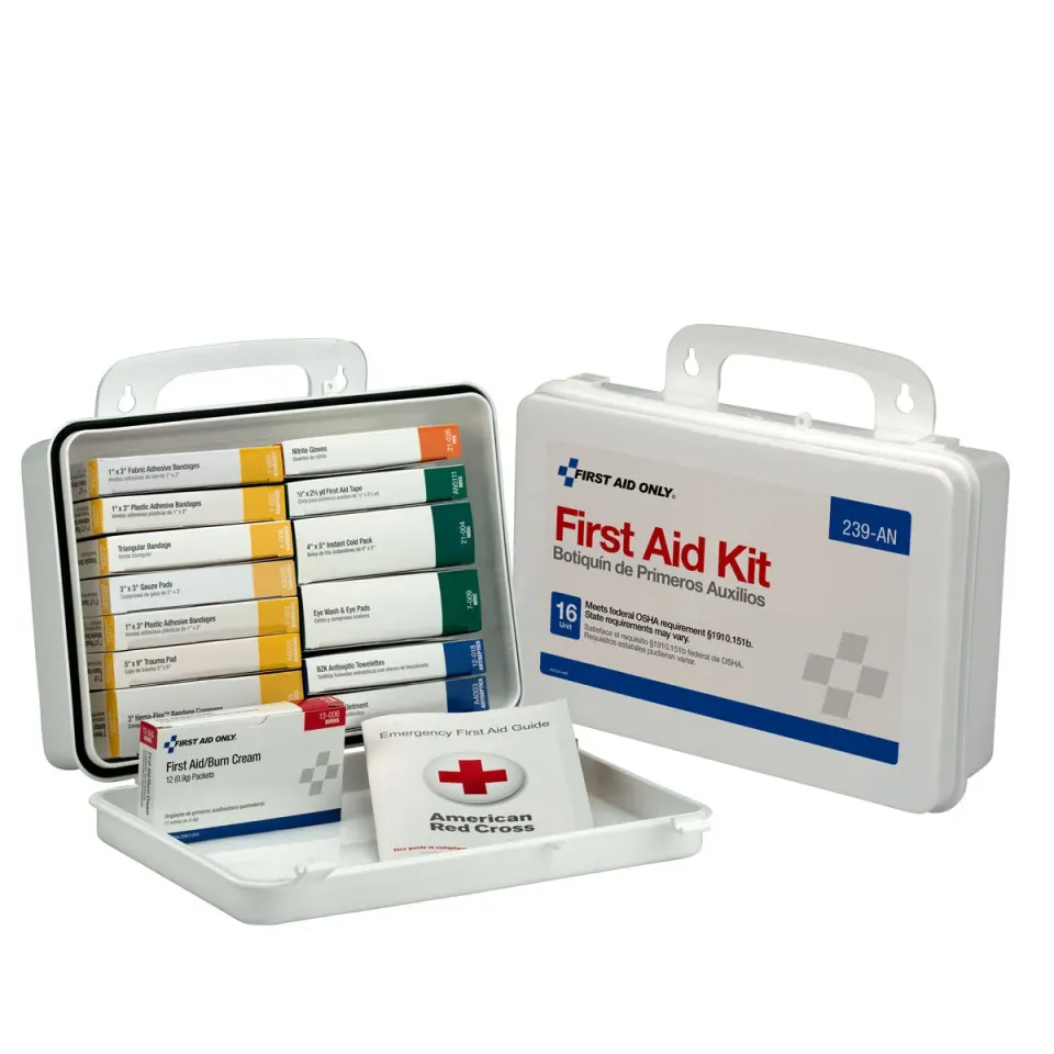 First Aid Only 16-enhet førstehjelpssett 103 deler ANSI plast