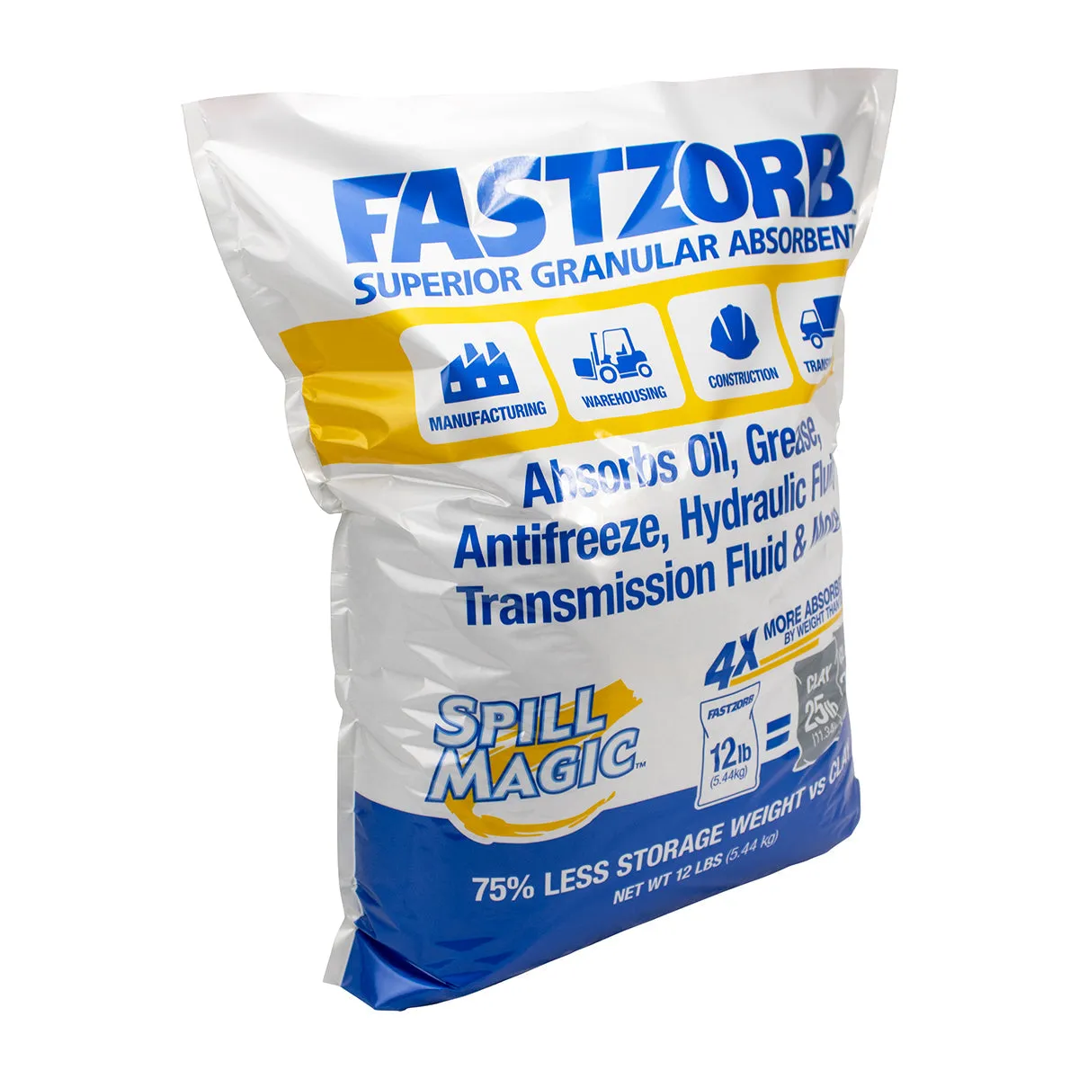 FASTZORB oljeabsorbent granulat 12 lbs pose