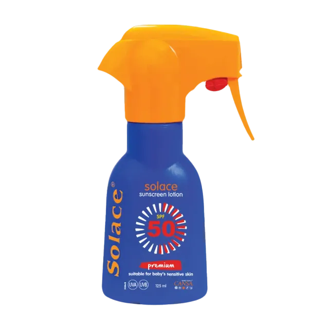 Burnshield Solace SPF50 125ml solkrem premium