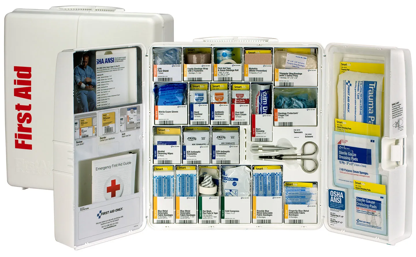 First Aid Only SmartCompliance førstehjelpsskap 50 personer mat