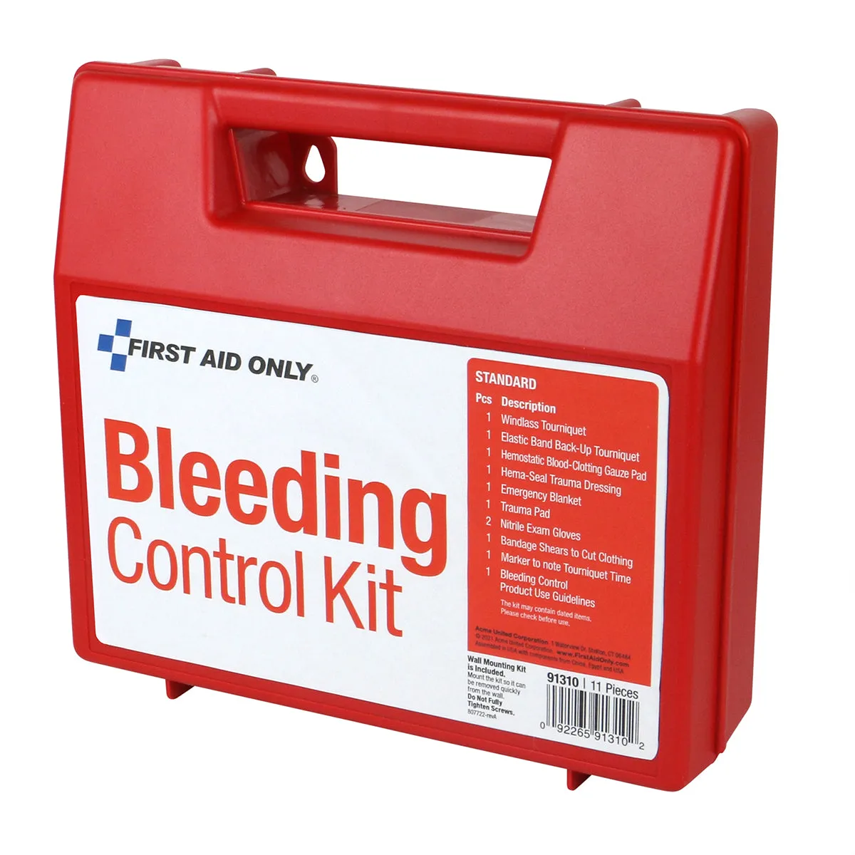 First Aid Only Bleeding Control Wall Station blødningsstasjon vegg