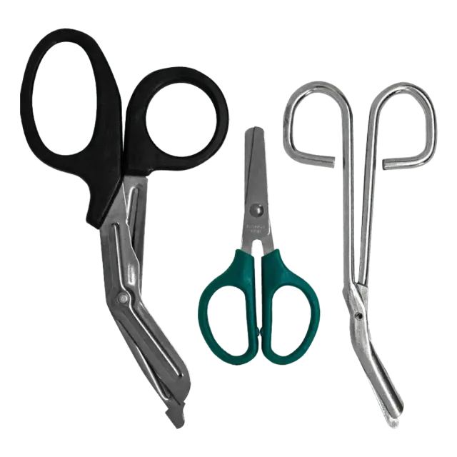 Burnshield Scissors saks førstehjelp rustfri