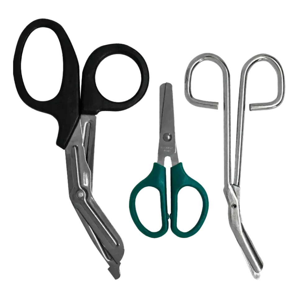 Burnshield Scissors saks førstehjelp rustfri