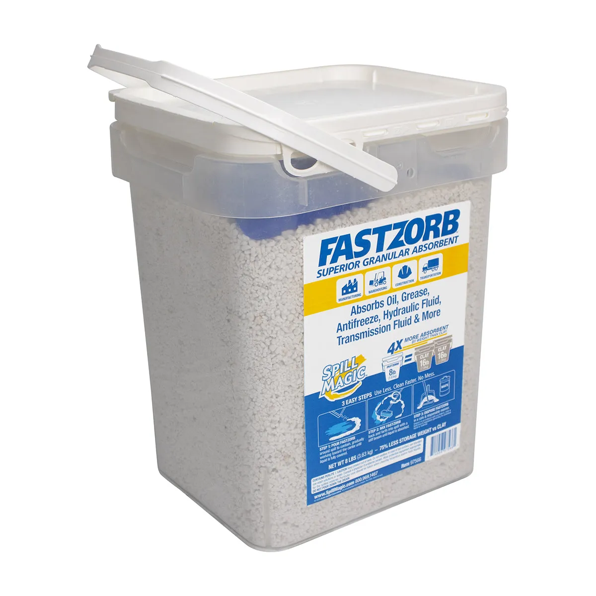 First Aid Only FASTZORB Superior oljeabsorbent granulat 3,6 kg