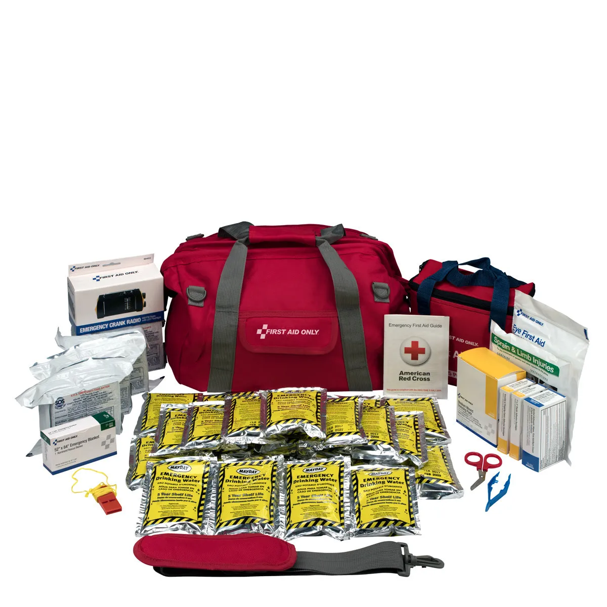 First Aid Only 24 Person beredskapsbag førstehjelp mat vann