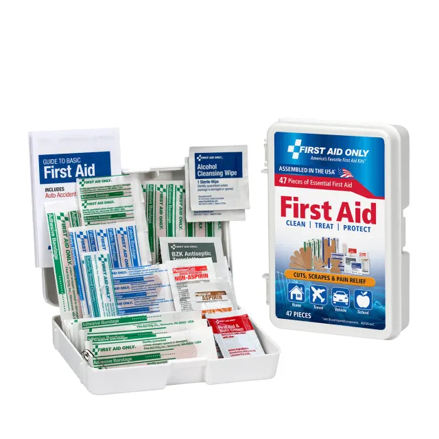 First Aid Only Personal førstehjelpssett 47-delt plastboks