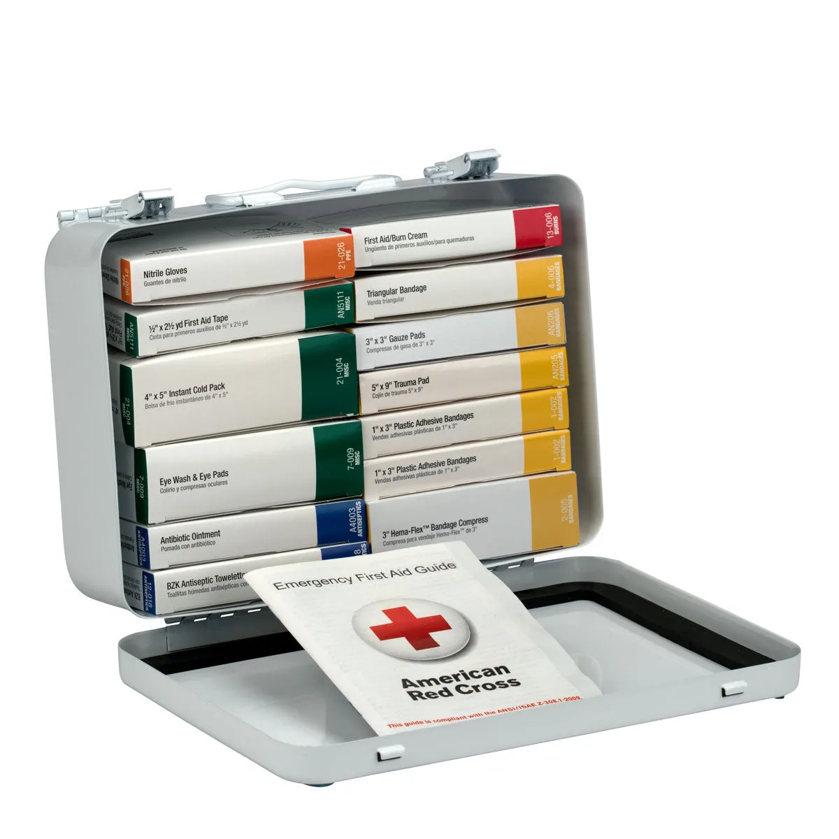 First Aid Only 16 førstehjelpsskrin metall 103 deler 25 pers