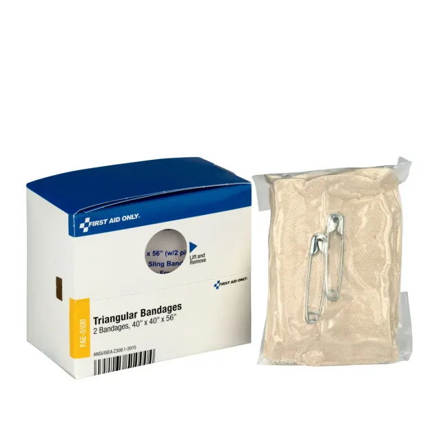 First Aid Only SmartCompliance trekantbandasje 2 stk